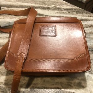 Ralph Lauren saddle leather crossbody bag